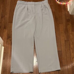 Abercrombie & Fitch Light Gray Trousers